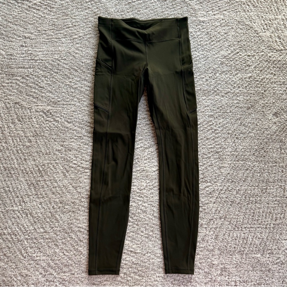 Lululemon Speed Up Tight in Dark Olive (Full-On Luxtreme)